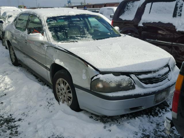 2G1WF55E819226975 - 2001 CHEVROLET IMPALA SILVER photo 1