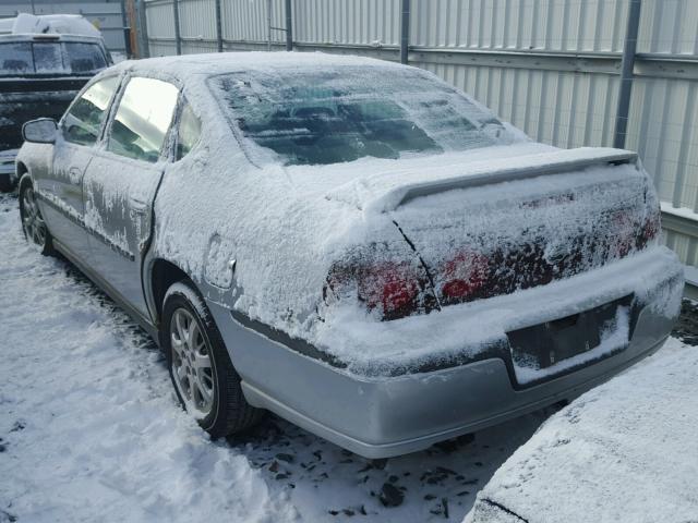 2G1WF55E819226975 - 2001 CHEVROLET IMPALA SILVER photo 3