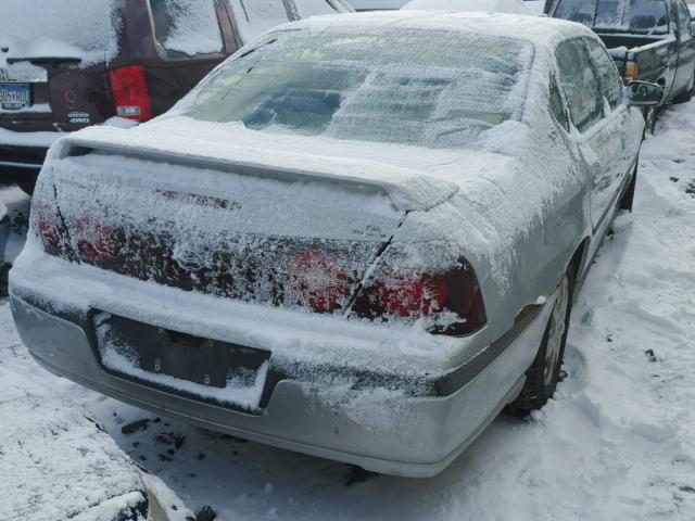 2G1WF55E819226975 - 2001 CHEVROLET IMPALA SILVER photo 4