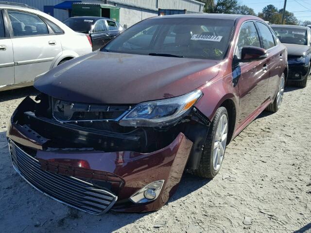 4T1BK1EB7EU079794 - 2014 TOYOTA AVALON BAS MAROON photo 2