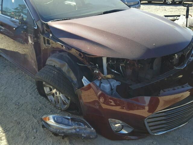 4T1BK1EB7EU079794 - 2014 TOYOTA AVALON BAS 栗色 照片 9