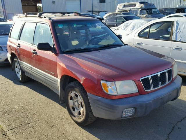 JF1SF63502H716859 - 2002 SUBARU FORESTER L RED photo 1