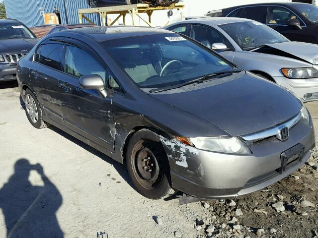 2HGFA16518H332795 - 2008 HONDA CIVIC LX GRAY photo 1