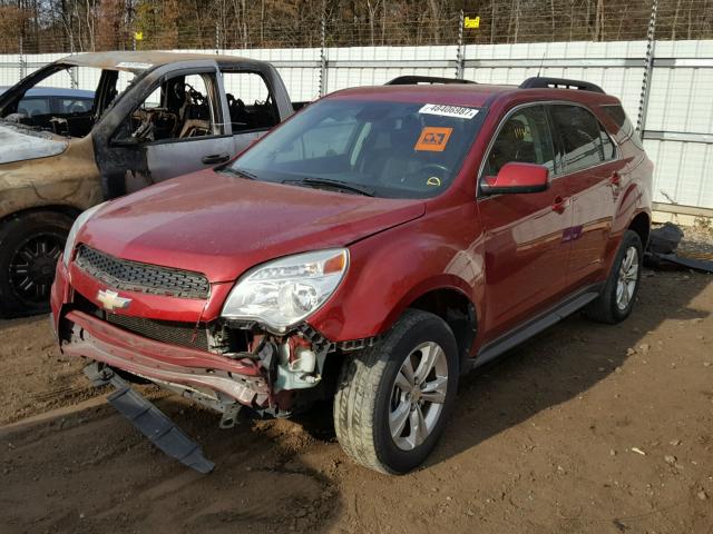 2GNALDEK7C1250655 - 2012 CHEVROLET EQUINOX LT RED photo 2