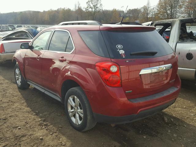 2GNALDEK7C1250655 - 2012 CHEVROLET EQUINOX LT RED photo 3