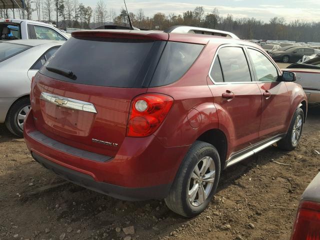 2GNALDEK7C1250655 - 2012 CHEVROLET EQUINOX LT RED photo 4