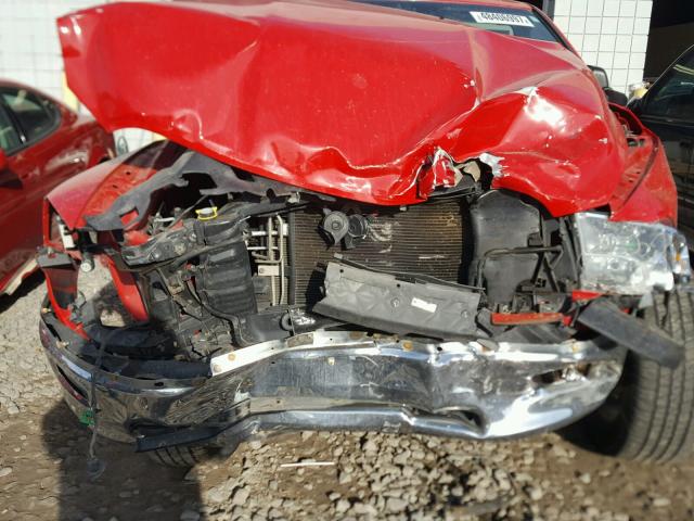 1D7RV1CT8AS171904 - 2010 DODGE RAM 1500 RED photo 9