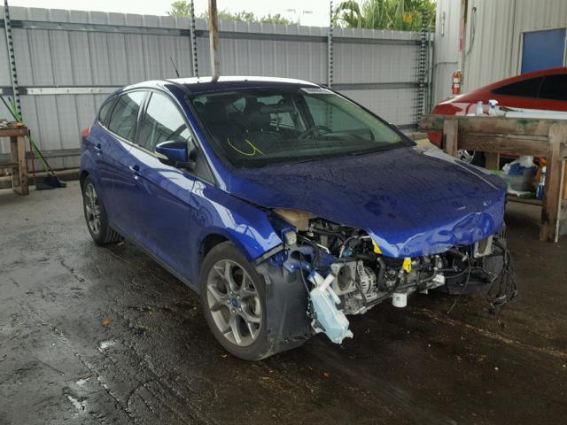 1FADP3K21EL296932 - 2014 FORD FOCUS SE BLUE photo 1