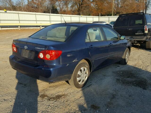 1NXBR32E06Z651246 - 2006 TOYOTA COROLLA CE BLUE photo 4