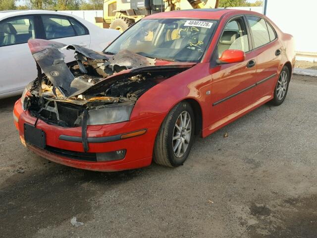 YS3FB49S431018847 - 2003 SAAB 9-3 LINEAR RED photo 2