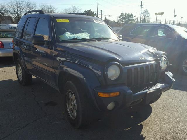 1J4GL58K72W214910 - 2002 JEEP LIBERTY LI BLUE photo 1