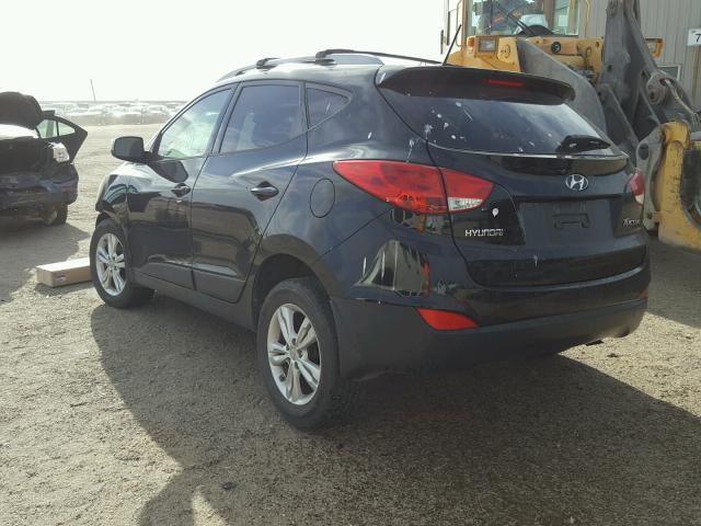 KM8JU3AC2CU532152 - 2012 HYUNDAI TUCSON GLS BLACK photo 3