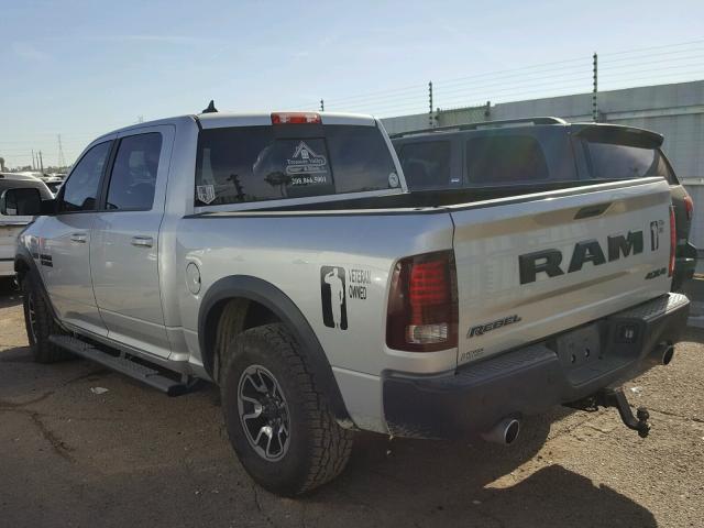 1C6RR7YT0GS289598 - 2016 RAM 1500 REBEL SILVER photo 3