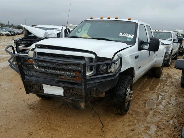 1FTWW33F91EB56567 - 2001 FORD F350 SUPER WHITE photo 2