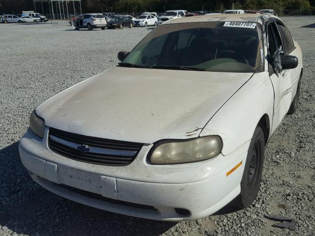 1G1ND52J816257413 - 2001 CHEVROLET MALIBU WHITE photo 2