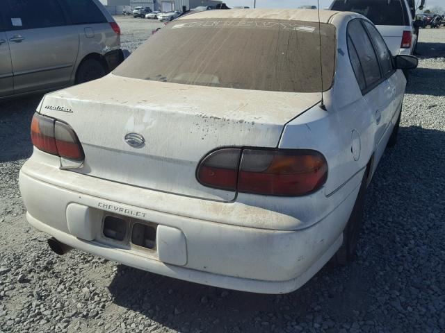 1G1ND52J816257413 - 2001 CHEVROLET MALIBU WHITE photo 4