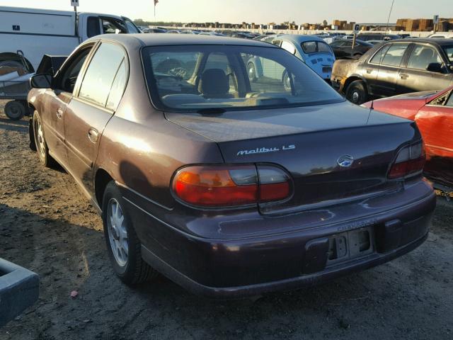 1G1NE52J8X6260169 - 1999 CHEVROLET MALIBU LS 紫色 照片 3