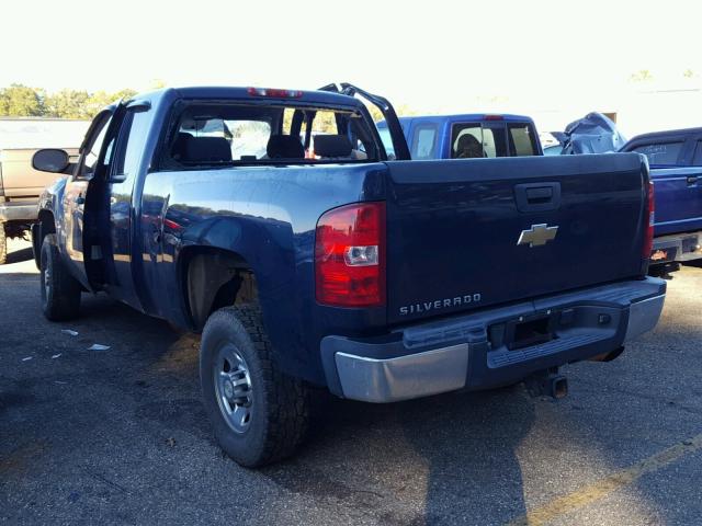 1GCHC49K89E124491 - 2009 CHEVROLET SILVERADO BLUE photo 3