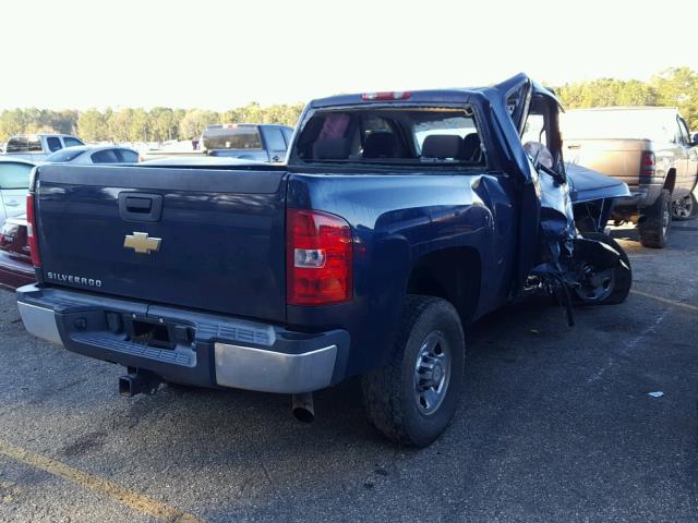 1GCHC49K89E124491 - 2009 CHEVROLET SILVERADO BLUE photo 4