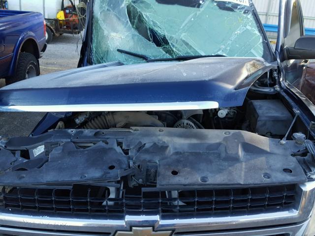 1GCHC49K89E124491 - 2009 CHEVROLET SILVERADO BLUE photo 7