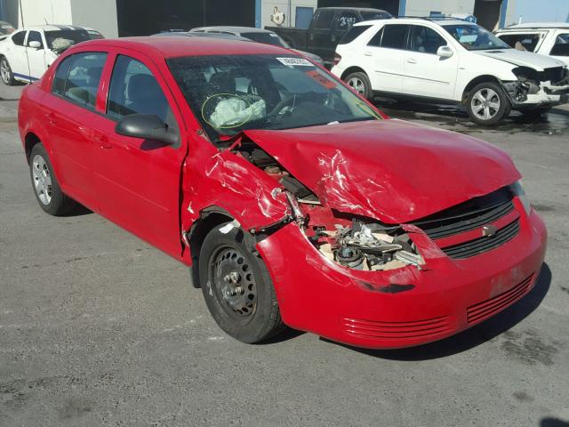 1G1AK52F757561364 - 2005 CHEVROLET COBALT RED photo 1