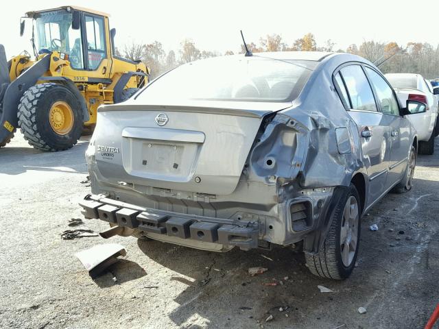 3N1AB61E48L690929 - 2008 NISSAN SENTRA 2.0 GRAY photo 4