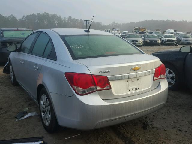 1G1PB5SH5D7113585 - 2013 CHEVROLET CRUZE LS SILVER photo 3