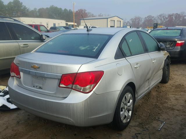 1G1PB5SH5D7113585 - 2013 CHEVROLET CRUZE LS SILVER photo 4