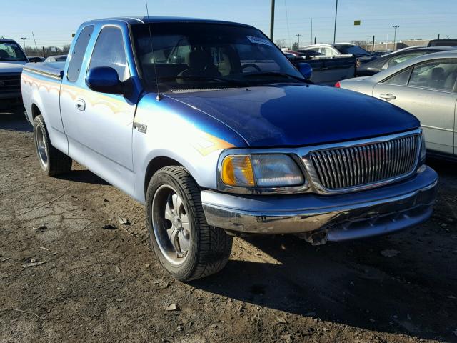 1FTRX17W72KE06447 - 2002 FORD F150 BLUE photo 1