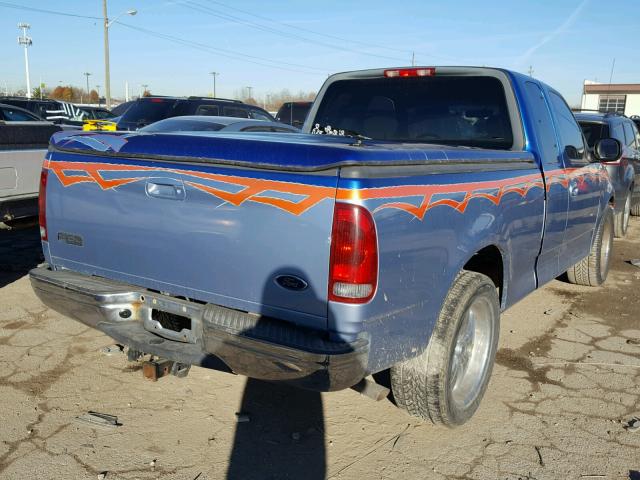 1FTRX17W72KE06447 - 2002 FORD F150 BLUE photo 4