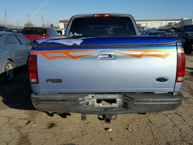 1FTRX17W72KE06447 - 2002 FORD F150 BLUE photo 6