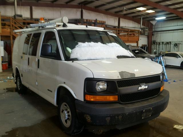 1GCGG25V661173860 - 2006 CHEVROLET EXPRESS G2 WHITE photo 1