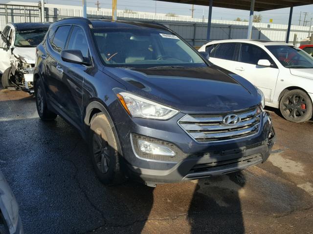 5XYZU3LB5EG126639 - 2014 HYUNDAI SANTA FE S BLUE photo 1