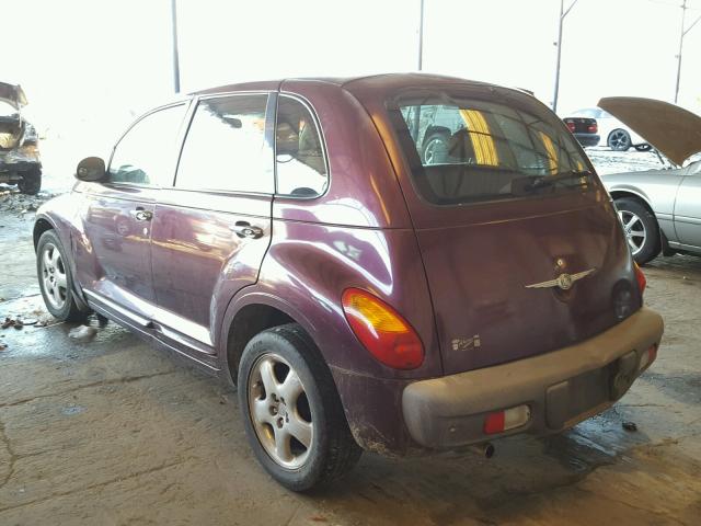 3C8FY4BB61T619469 - 2001 CHRYSLER PT CRUISER MAROON photo 3