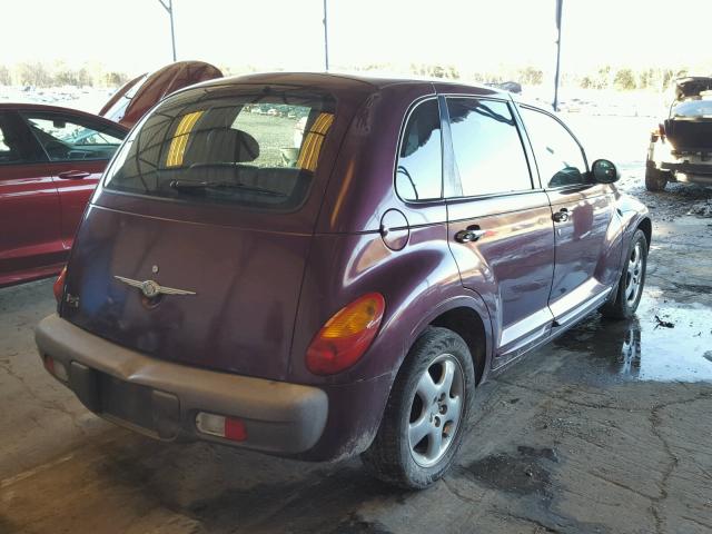 3C8FY4BB61T619469 - 2001 CHRYSLER PT CRUISER MAROON photo 4