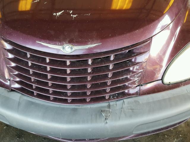 3C8FY4BB61T619469 - 2001 CHRYSLER PT CRUISER MAROON photo 9