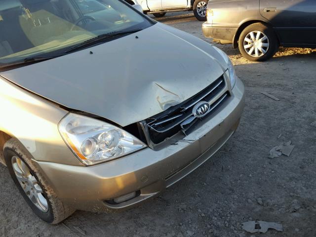 KNDMB233066088518 - 2006 KIA SEDONA EX GOLD photo 9