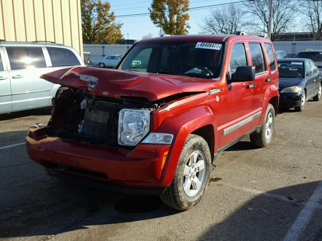 1J4PN2GK4AW150592 - 2010 JEEP LIBERTY SP RED photo 2