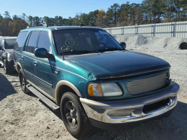 1FMEU17L0VLB85250 - 1997 FORD EXPEDITION GREEN photo 1