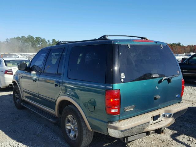 1FMEU17L0VLB85250 - 1997 FORD EXPEDITION GREEN photo 3