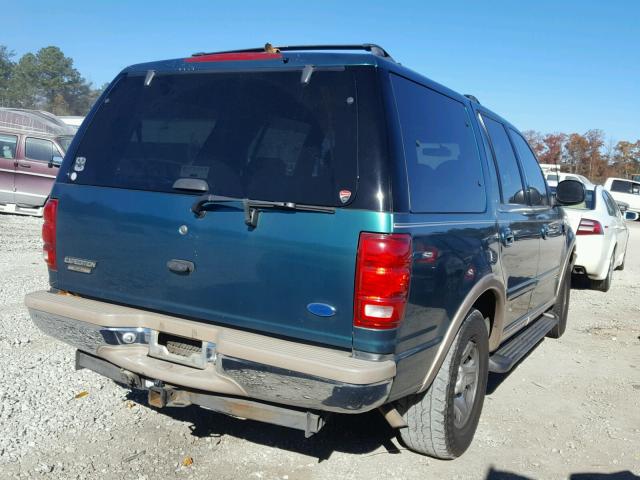 1FMEU17L0VLB85250 - 1997 FORD EXPEDITION GREEN photo 4