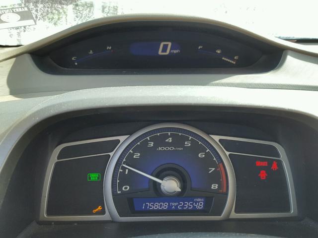 JHMFA15846S009145 - 2006 HONDA CIVIC EX RED photo 8