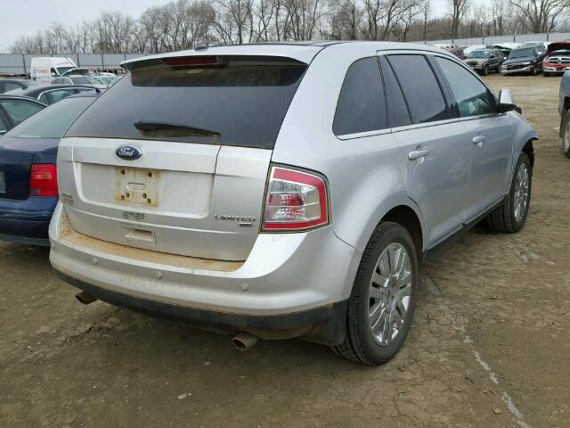 2FMDK4KC8ABA02133 - 2010 FORD EDGE LIMIT SILVER photo 4