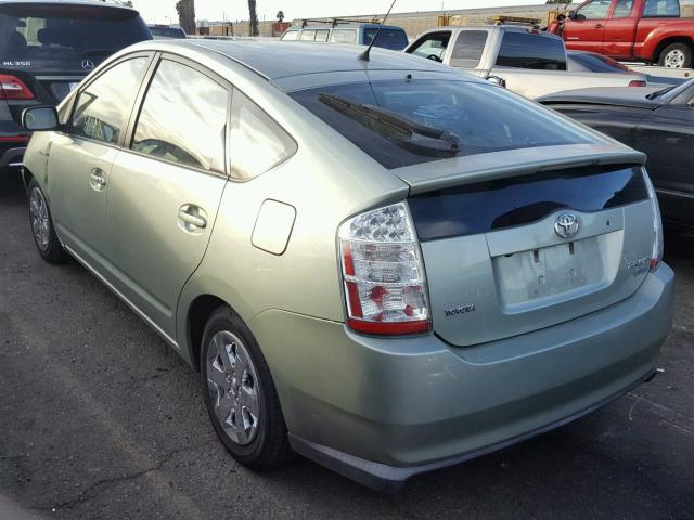 JTDKB20U077642771 - 2007 TOYOTA PRIUS GREEN photo 3