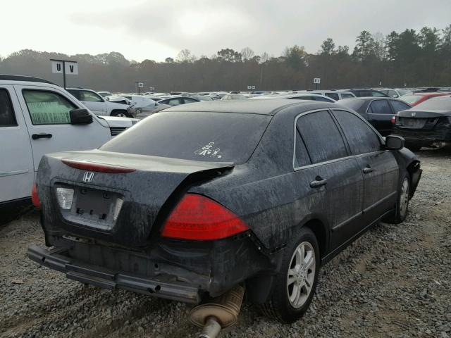 1HGCM56397A133295 - 2007 HONDA ACCORD SE BLACK photo 4