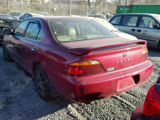 19UUA566XYA054887 - 2000 ACURA 3.2TL RED photo 3