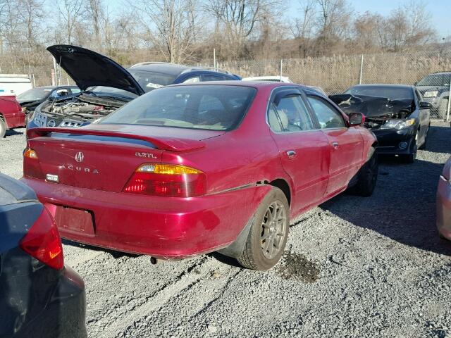 19UUA566XYA054887 - 2000 ACURA 3.2TL RED photo 4