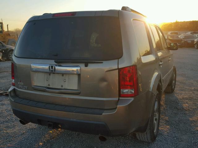 5FNYF38509B012943 - 2009 HONDA PILOT EXL GOLD photo 4