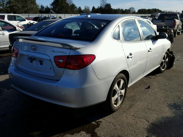 KMHDU46D08U430702 - 2008 HYUNDAI ELANTRA GL SILVER photo 4