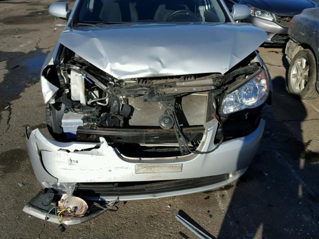 KMHDU46D08U430702 - 2008 HYUNDAI ELANTRA GL SILVER photo 9